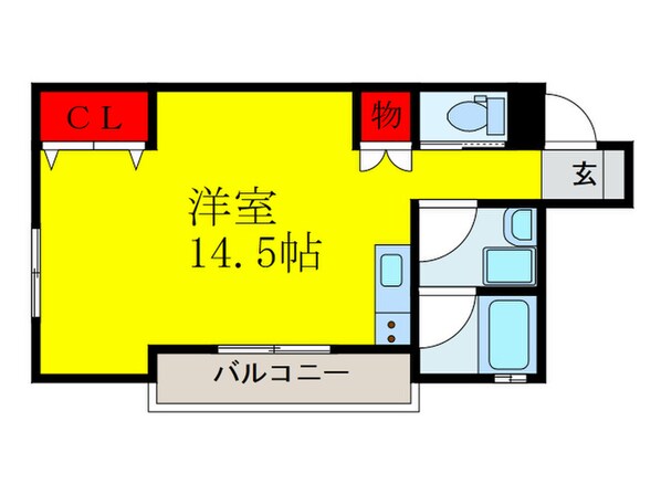 クレール・フテラの物件間取画像